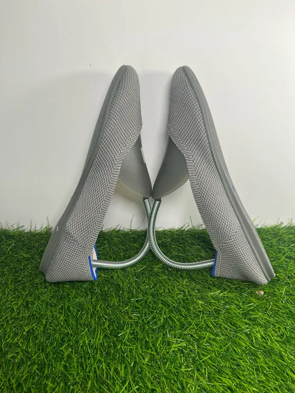 Rothy’s The Flat Women’s Size 8 Gray Knit Ballet Flats Washable Comfortable Shoes - Image 5