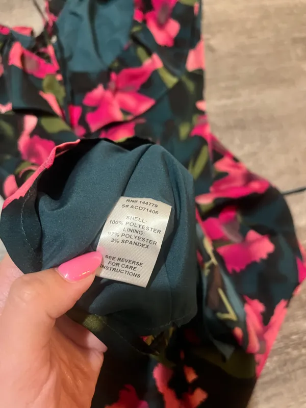 VICI Satin Floral Mini Dress - Image 5