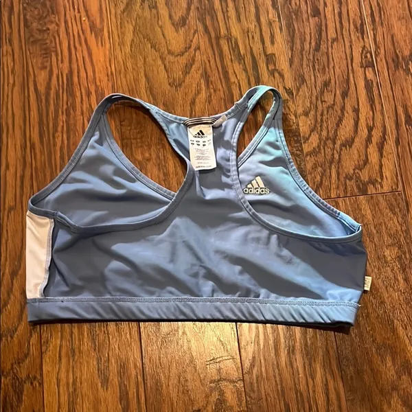 Adidas Clima365 Light Blue Sports Bra Top for Performance and Style - Image 6