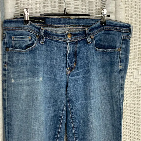 Vintage Y2K Citizens of Humanity Ingrid 002 Low Rise Flare Jeans 31 - Image 7