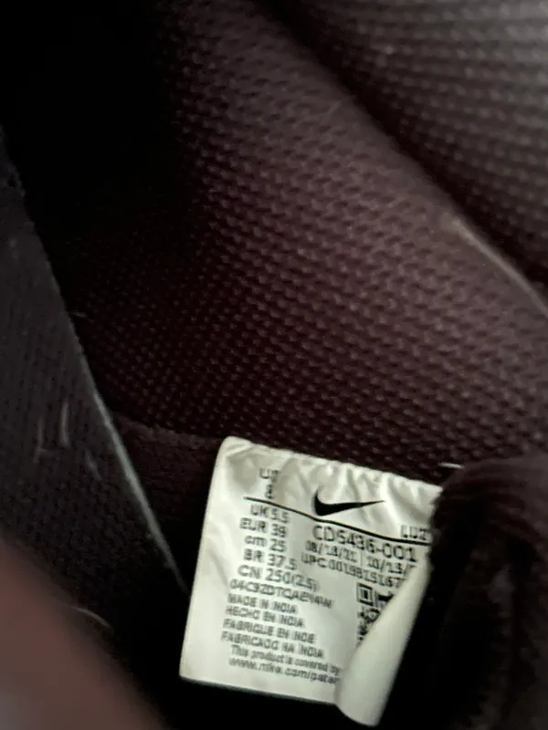 Nike Black White High Top Sneakers - Image 5