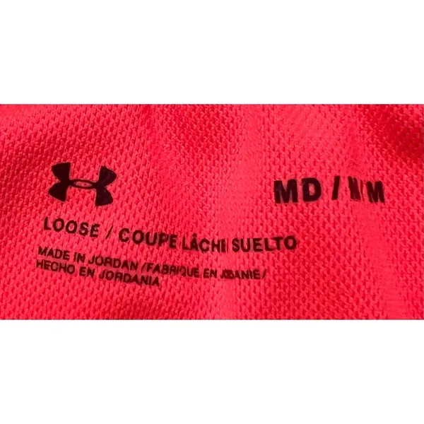 Under Armour Women's Play Up Shorts Pink Black Loose Fit 1306251 Size‎ Medium - Image 6