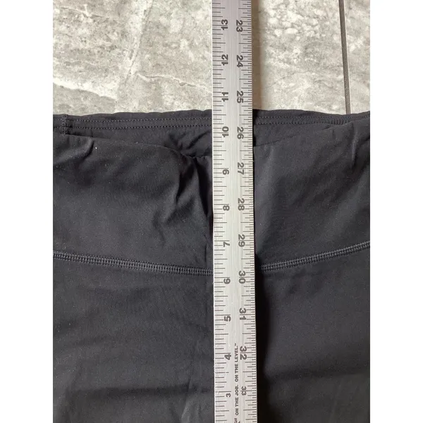 Vuori Daily Pocket Leggings Black High Rise 7/8 Yoga Tights Womens XS VW413 - Image 4