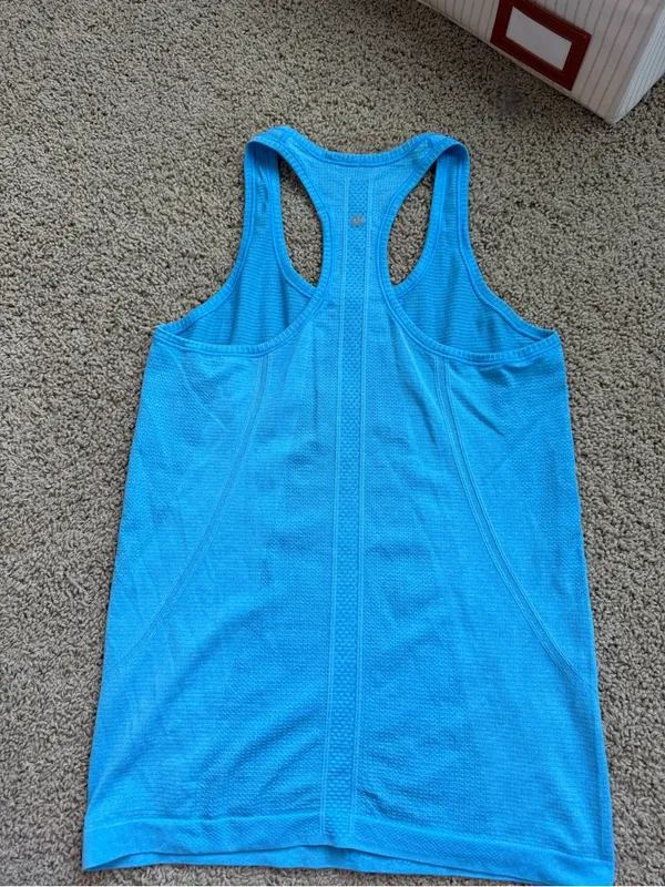 lululemon athletica Bright Turquoise Racerback Tank - Image 3