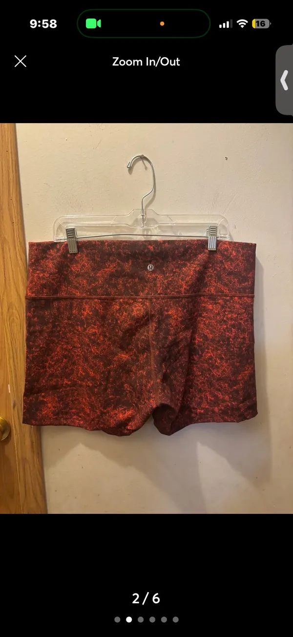 (20) lululemon biker shorts  - Image 2