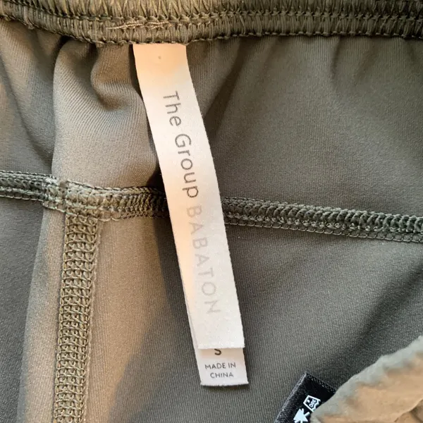 The Group Babaton Women's‎ Olive Green Nylon Elastane Jogger Pants Size S - Image 3