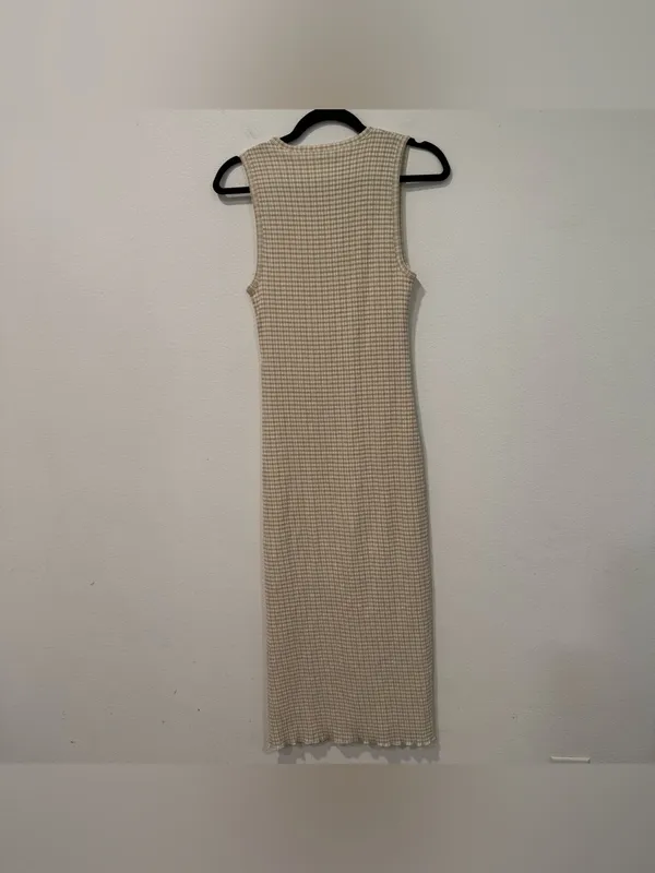Aritzia Wilfred Verona Sleeveless Midi Dress in Hayward Birch/Espace S - Image 6