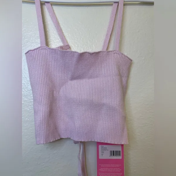 4TH‎ RECKLESS NWT Knit Set Pink Scorpios Trouser Size S and Crop Top Size M - Image 12