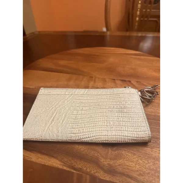 Oventure Key Ring Credit Card Holder Clutch Purse White 7" X 5" - Image 3