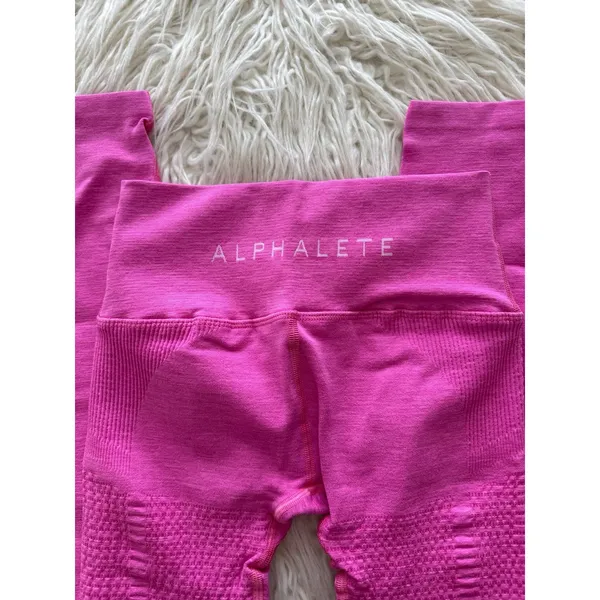 Alphalete Halo Leggings Hot Pink Size Small - Image 5