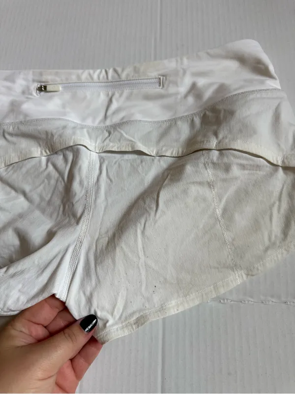 Lululemon Speed Up Shorts White HR - Image 6