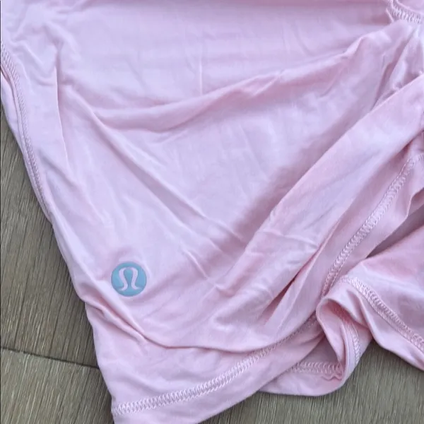Lululemon pink, open back, Pima cotton tank - Image 3