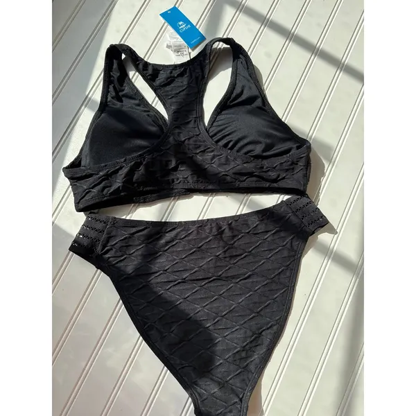 NWT Cupshe Lot of 2 Two Piece Swimsuits Bikinis Swim 2-PC Paddle Bundle Size L - Image 11