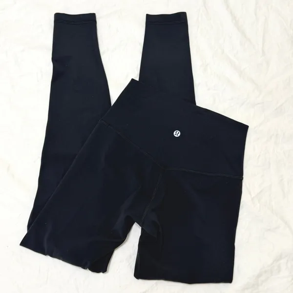 Lululemon‎ Align Pant 28" Black Yoga Leggings LW5CTES Size 4- FLAWED - Image 2