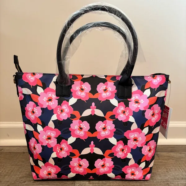 Trina Turk Floral Tote bag Large NWT - Image 2
