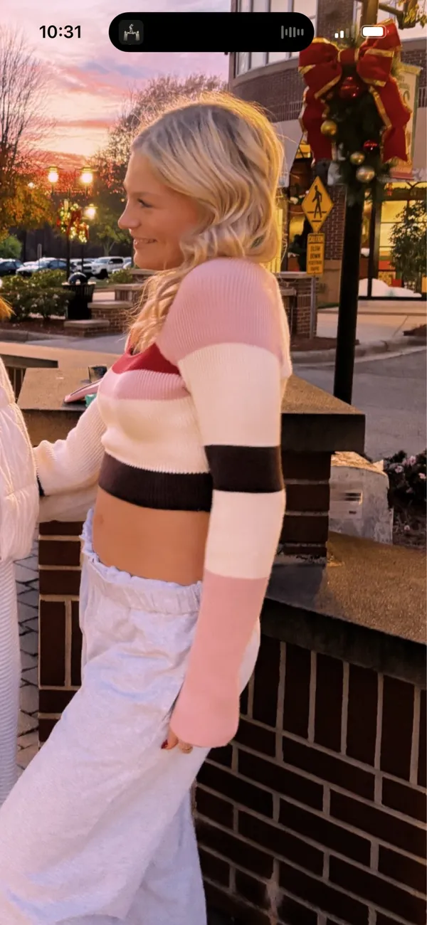 Cute Altar'd State Cropped Sweater  - Image 2