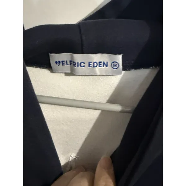Aelfric Eden Hoodie Color Dark Blue Size Medium Star‎ Logo - Image 5