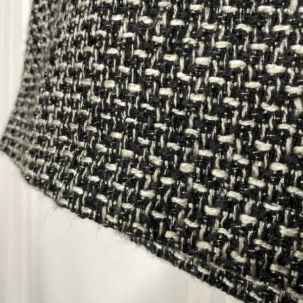 LOFT Petites Tweed Mini Skirt Double Front Patch Pockets Sparkly 8P Black White - Image 5
