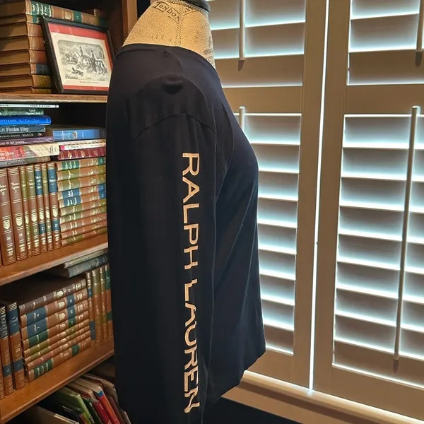 Ralph Lauren Women's Black Long Sleeve Top - Image 2