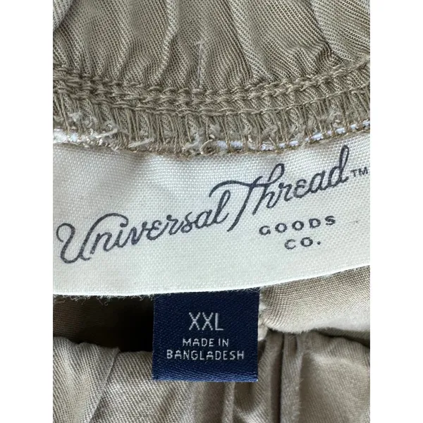 Universal Thread Womens XXL Khaki Lyocell Jogger‎ Pants Elastic Waist - Image 7