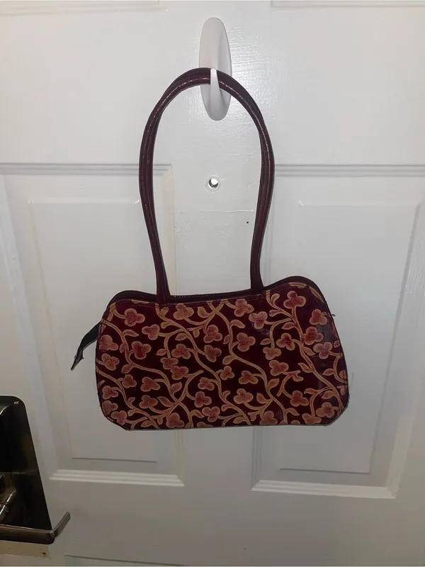 Fair Trade Style Faux Leather Shoulder Bag - Image 2
