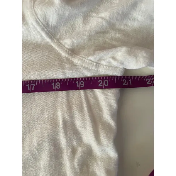 We the Free White 100% Cotton 3/4 Sleeve Top Size XS - Image 5