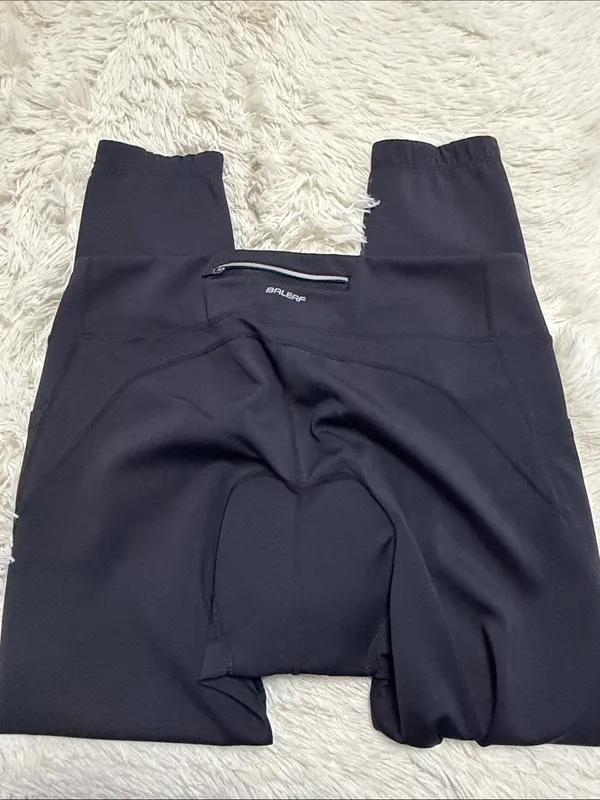 Baleaf Black Cycling Tights with Side Pockets - Image 5