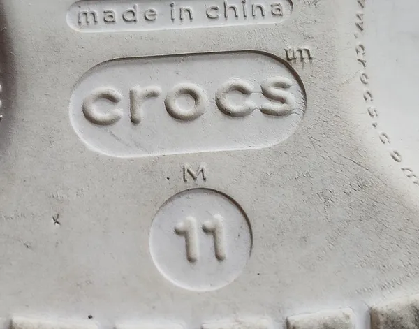 White Crocs Size 11 - Image 9