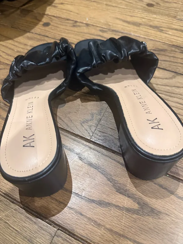 Anne Klein Ruffled Sandal Heel - Image 2