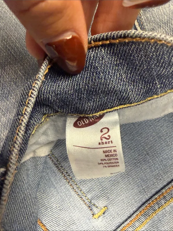 Old Navy Light Blue Straight-Leg Jeans - Image 2