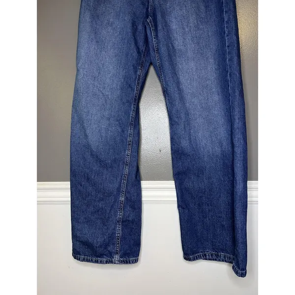 Aeropostale High Rise Wide Leg Jeans Womens Size 18 Medium Wash Blue Relaxed - Image 3