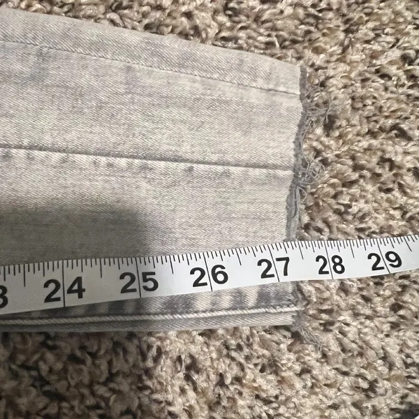 Express Mid Rise Skinny Jeans‎ Gray Wash Denim Womens Size 00R - Image 7