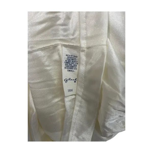 Vintage Gilead Robe Womens Small Ivory Lace Peignoir Lingerie Bridal Retro 1970s - Image 3