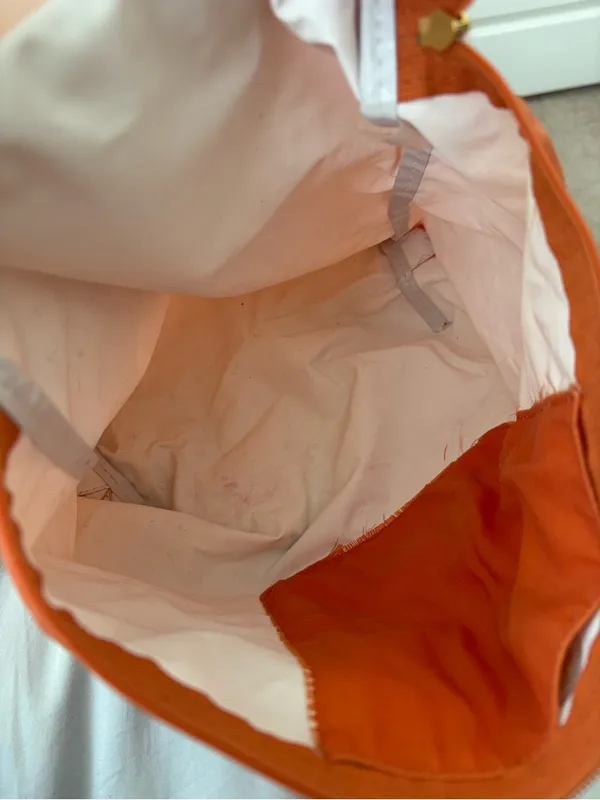 Longchamp Le Pliage Sac a Dos Backpack Nylon Orange - Image 7