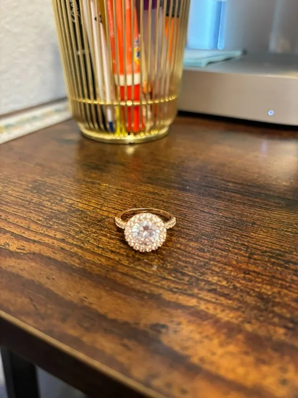 🌸 Sparkling Pink Blush Ring ✨💍 - Image 2