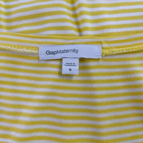 GAP Maternity Womens‎ Tank Top Size Small Asymmetrical Striped Summer Beachy - Image 5