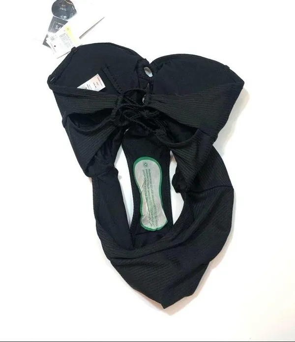 Hula Honey Black ribbed one piece swimsuit - Image 6