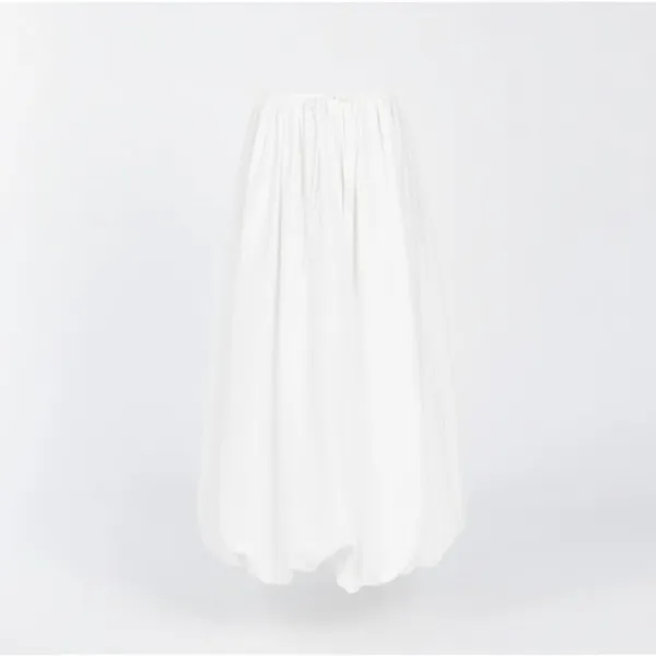 NWT DISSH Monty Bubble Midi in White Cotton Poplin Skirt US 4 / Au 8 - Image 2