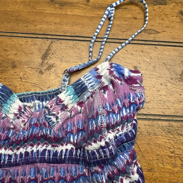 Billabong‎ Top Womens Small Purple Babydoll Adjustable Strap Santa Fe - Image 2