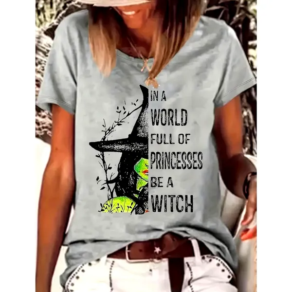 In a World Full of Princesses Be a Witch Wicked Oz T Shirt size 10 - Image 2