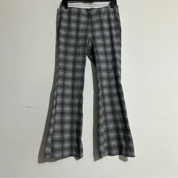 Anthropologie Maeve Plaid Bootcut Pull On Pants Preppy Academia Office Work - Image 2