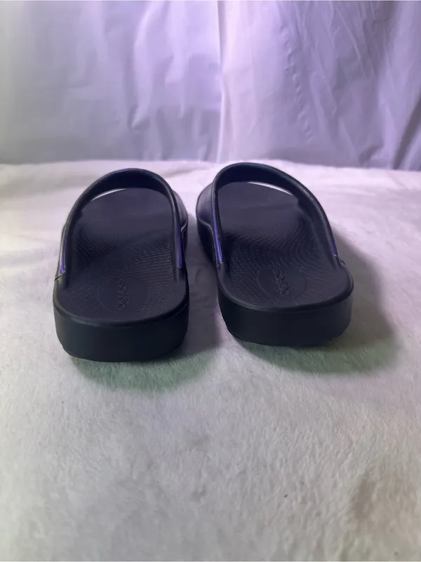 OOFOS Women's Iridescent Slide Sandals - Purple/Blue/Pink - Image 7