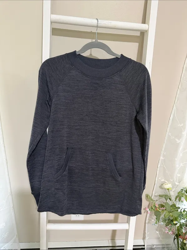 Title Nine Charcoal Crewneck Pullover Sweater - Image 2