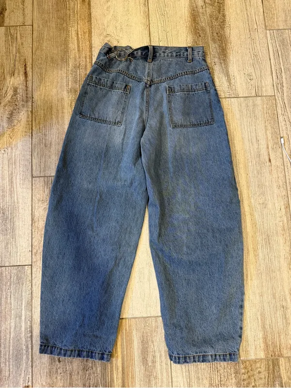 KBB by Kahlana High Waisted Barrel Jeans - Image 7