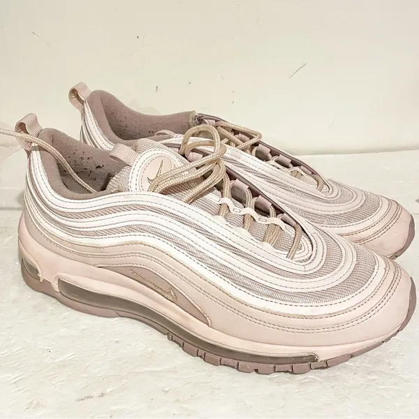 Nike Womens Size 10 Air Max 97 Barely Rose Pink Rare Running Low Top Sneaker - Image 4