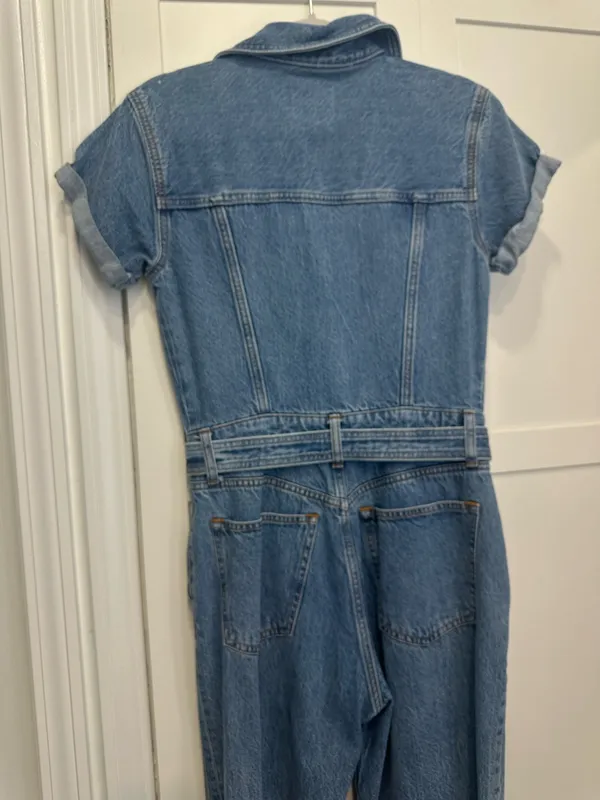Abercrombie Relaxed 90s Denim Jumpsuit - Image 5