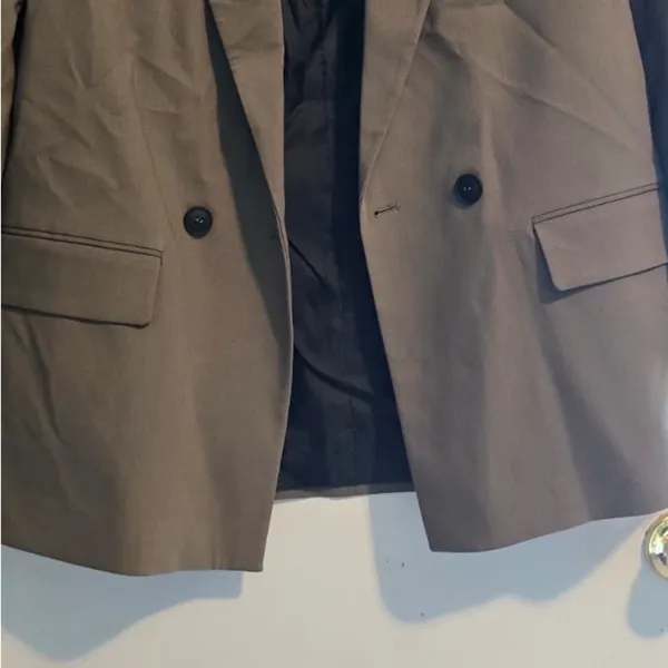 Zara Charcoal Gray Jacket - Image 4