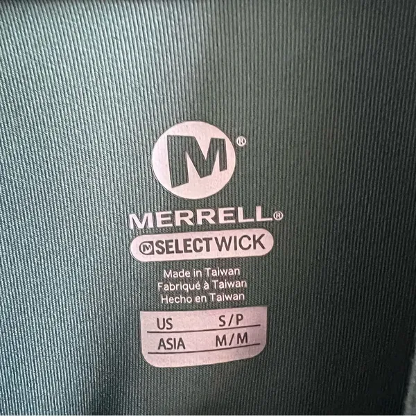 Merrell SelectWick 1/4 Zip Pullover Running Jacket Long Sleeve Shirt Sage Green - Image 12