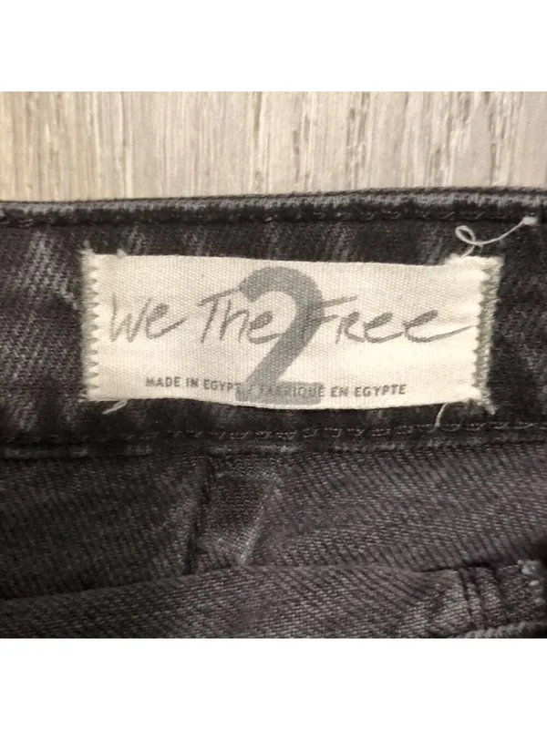 Free People Black Mini Skirt Size 2 - Image 3