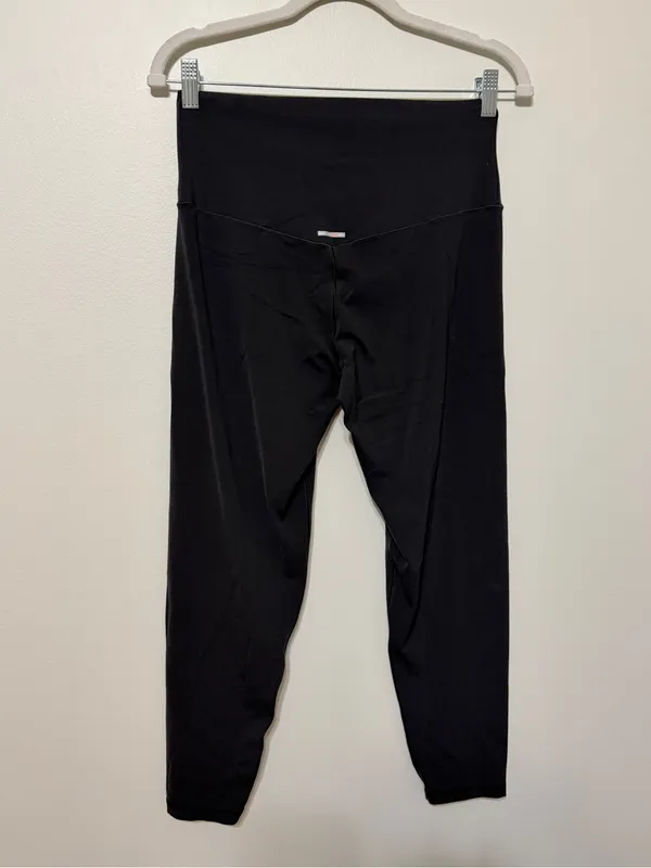 Aerie Chill Play Move Leggings Size Large Black 7/8 Cropped - Image 5